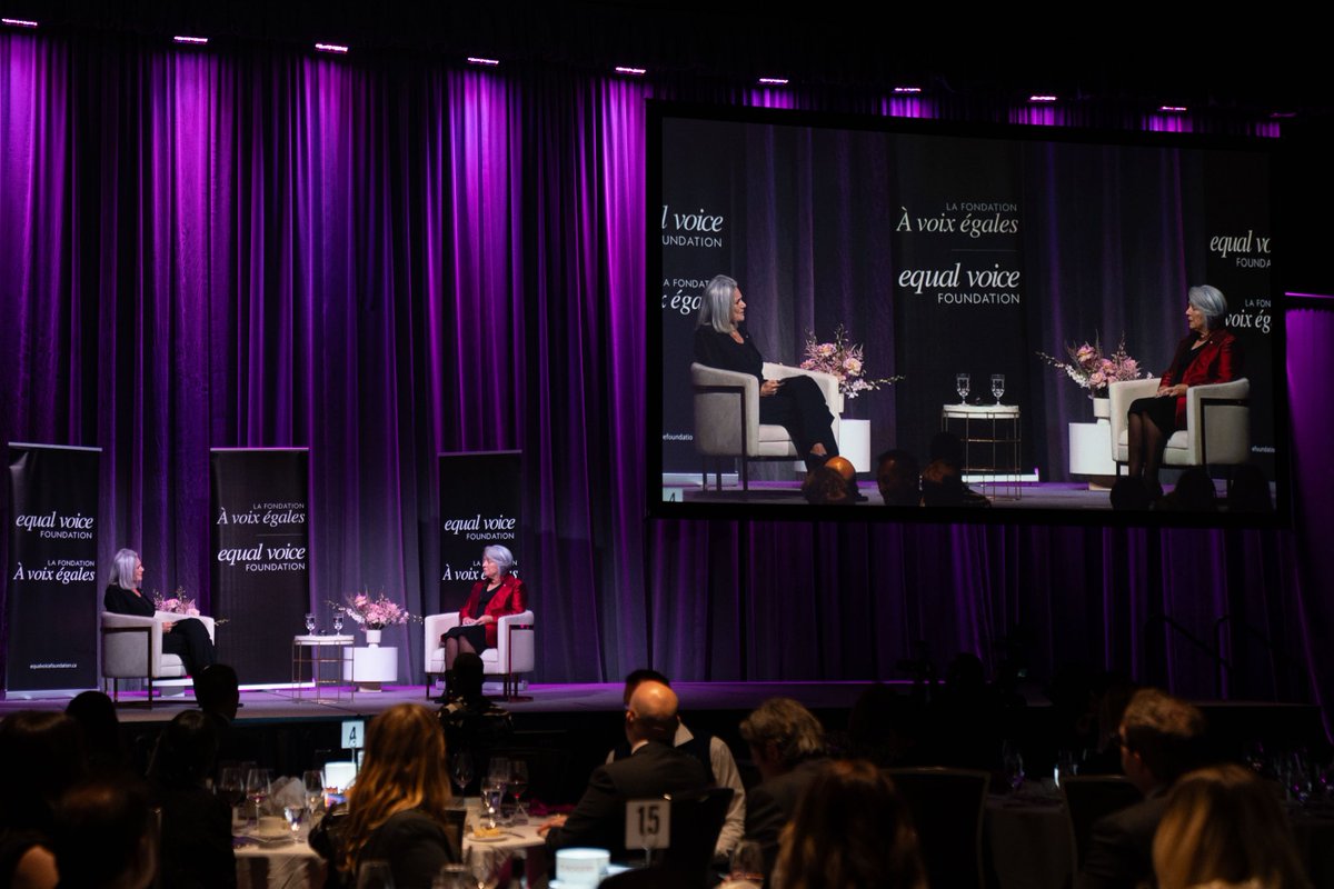 At a time when politics can feel divisive, we were pleased to bring political parties together because we all believe that we need to elect more women. Thank you, @LisaLaFlamme_ and @GGCanada, her Excellency Mary Simon, for the insightful conversation on how to support women.