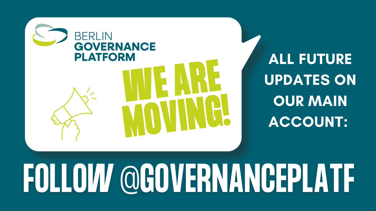 Re:Match Projekt der Berlin Governance Platform tweet media