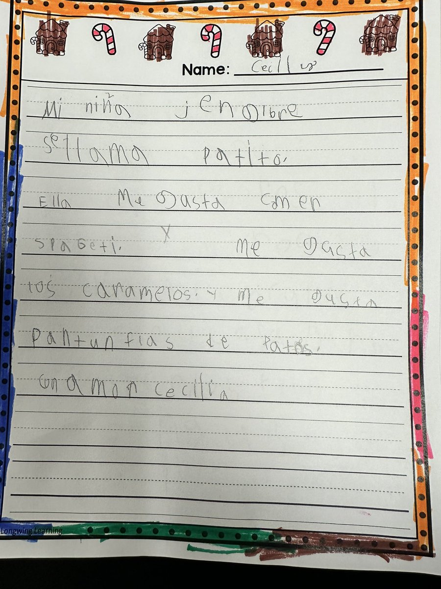We are loving our Benq to help us conquer our writing! Look at these rockstars write in Spanish!