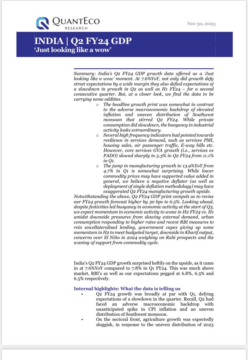 Ira Dugal (@dugalira) on Twitter photo The India #GDP headline of the day award goes to QuantEco Research.
‘Just looking like a wow’
<a href="/ShubhadaRao/">shubhada rao</a> <a href="/yuvika_singhal/">Yuvika Singhal</a> <a href="/VK_2021/">Vivek Kumar</a> you guys rock. The India #GDP headline of the day award goes to QuantEco Research.
‘Just looking like a wow’
<a href="/ShubhadaRao/">shubhada rao</a> <a href="/yuvika_singhal/">Yuvika Singhal</a> <a href="/VK_2021/">Vivek Kumar</a> you guys rock.