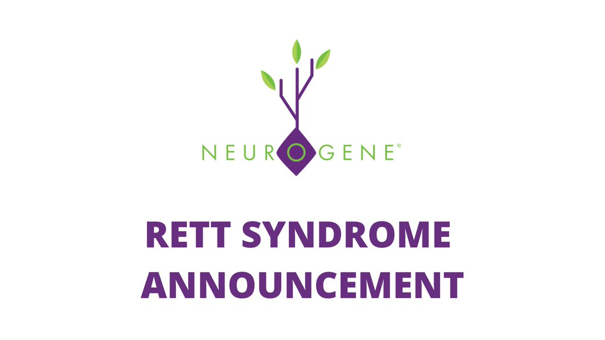 We are excited to announce that the first two female pediatric patients have been dosed in the Phase 1/2 clinical trial of NGN-401 for the treatment of Rett syndrome. Learn more about NGN-401 and today’s news: bit.ly/4115qPm