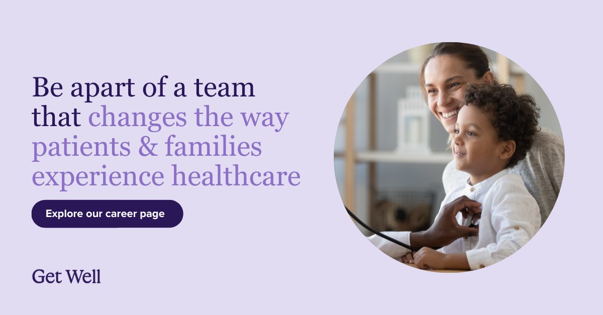 Do you want to be a part of a team that’s changing how patients and families experience healthcare? View our openings: getwellnetwork.applytojob.com/apply?utm_sour…
