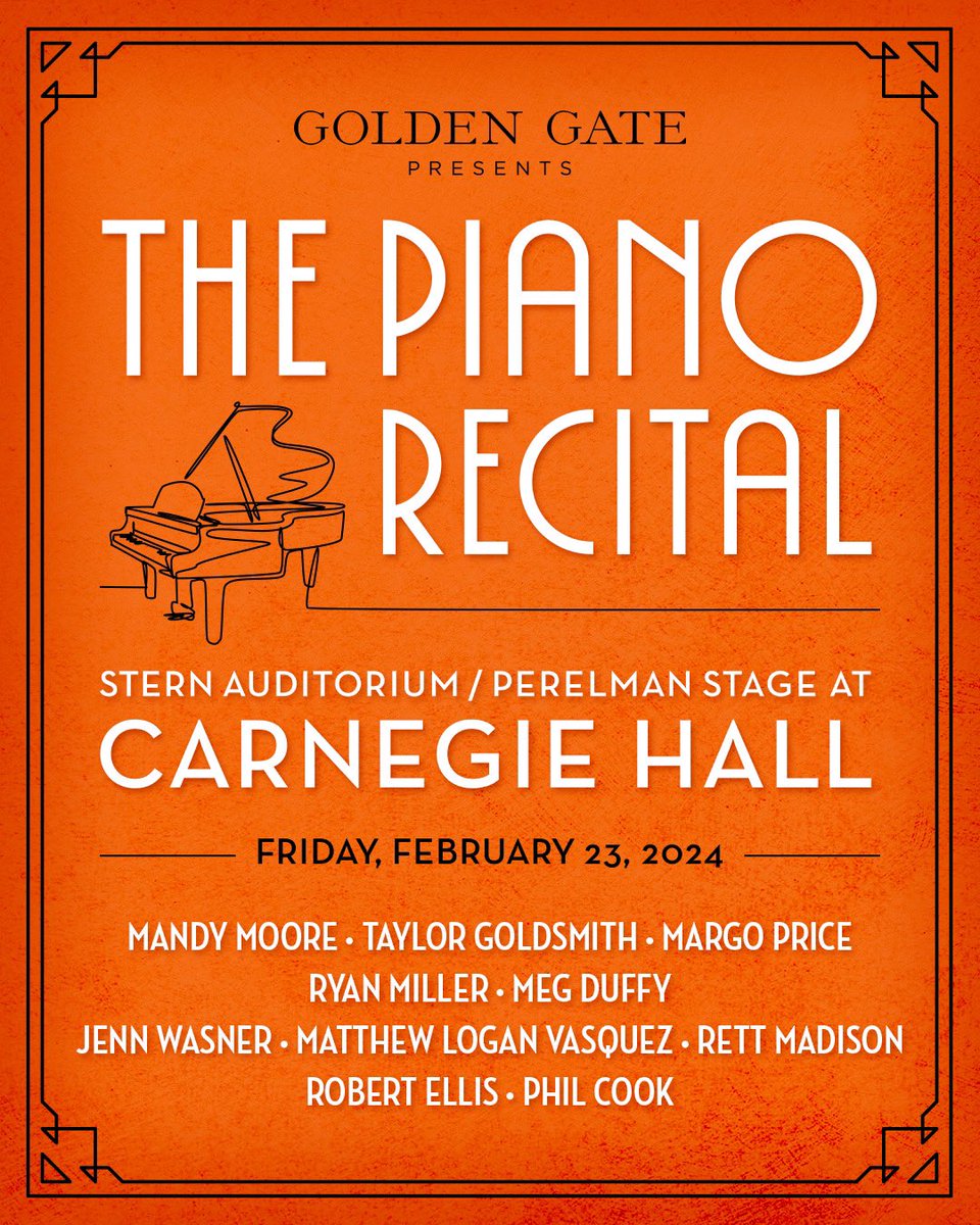 Hi loves! I’ll be playing The Piano Recital at Carnegie Hall with these very talented artists in February! It's going to be a beautiful show. Hope to see you there 💓 Tickets - fanlink.to/MM-CarnegieHall