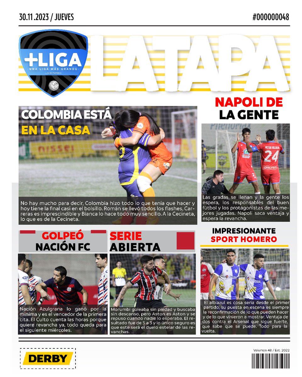 ligadetuiteros_'s tweet photo. Con ustedes, la portada de las semifinales de ida en La Liga ⚡✨⚽

Ahí se las dejo 🚬

#UnaLigaMásGrande https://t.co/G4PDC2S1JI