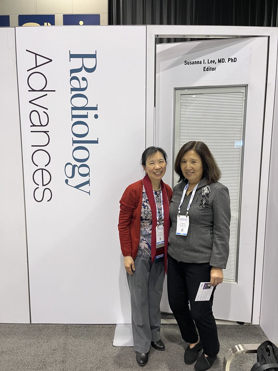 Great to catch up at #rsna2023 with the amazing ⁦@SusannaLeeRad⁩ Editor in Chief of Radiology Advances #radiology #radleader ⁦@MassGeneralNews⁩ ⁦@MGHMedicine⁩ ⁦@RSNA⁩ ⁦@radiology_rsna⁩ ⁦@RadioGraphics⁩