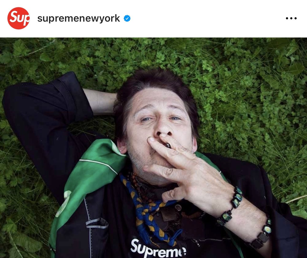 Supreme Shane MacGowan Photo Tee Supreme Shane MacGowan Photo t shirt \u2013 HeresWear