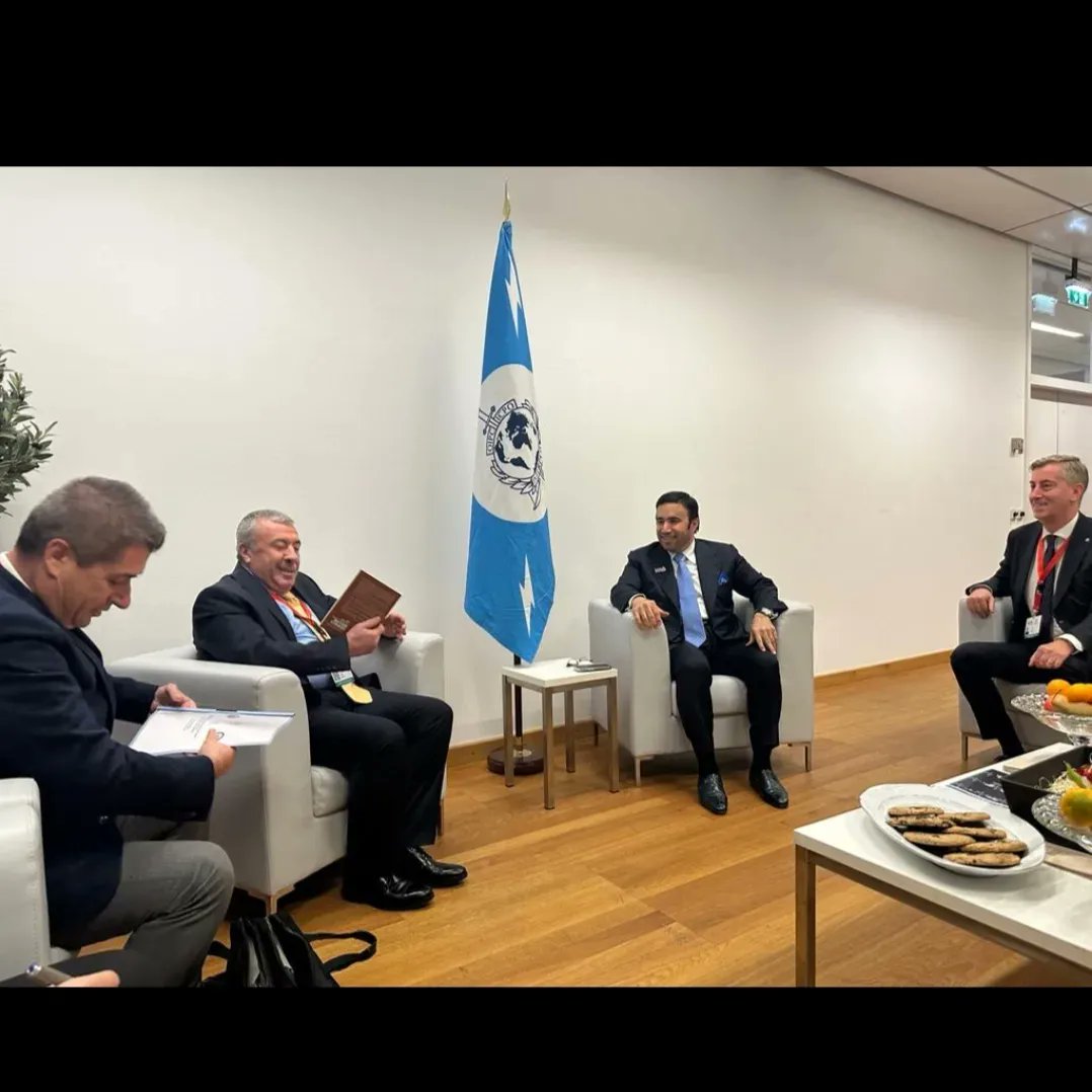interpoldaire's tweet photo. INTERPOL Başkanı Ahmed Naser Al-Raisi ile yapılan görüşmede kurucu üyelerinden biri olarak 100. Yılını kutladığımız İnterpol ile ilişkilerimize verdiğimiz önem vurgulanmıştır.
#vienna #interpolga #interpol100 #interpol #interpol_hq https://t.co/DfpGbHRKFr