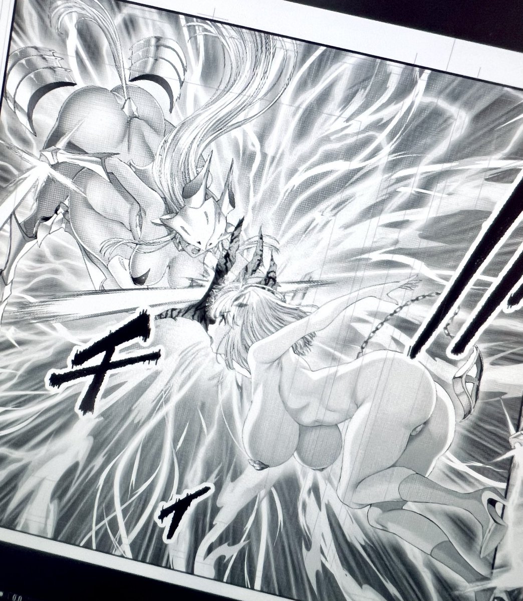 コミックアライブにて連載している『女神敗北』の、単行本第二巻が2024年1月に発売予定です。
女神と囚人女戦士達が組み、負ければ地獄で蹂躙という尊厳を賭けたバトルトーナメントに挑む。
女騎士vsエルフ、ついに決着!
😌✒️単行本作業、鋭意進行中。
現在第1巻も発売済みですのでご興味の方は是非。 