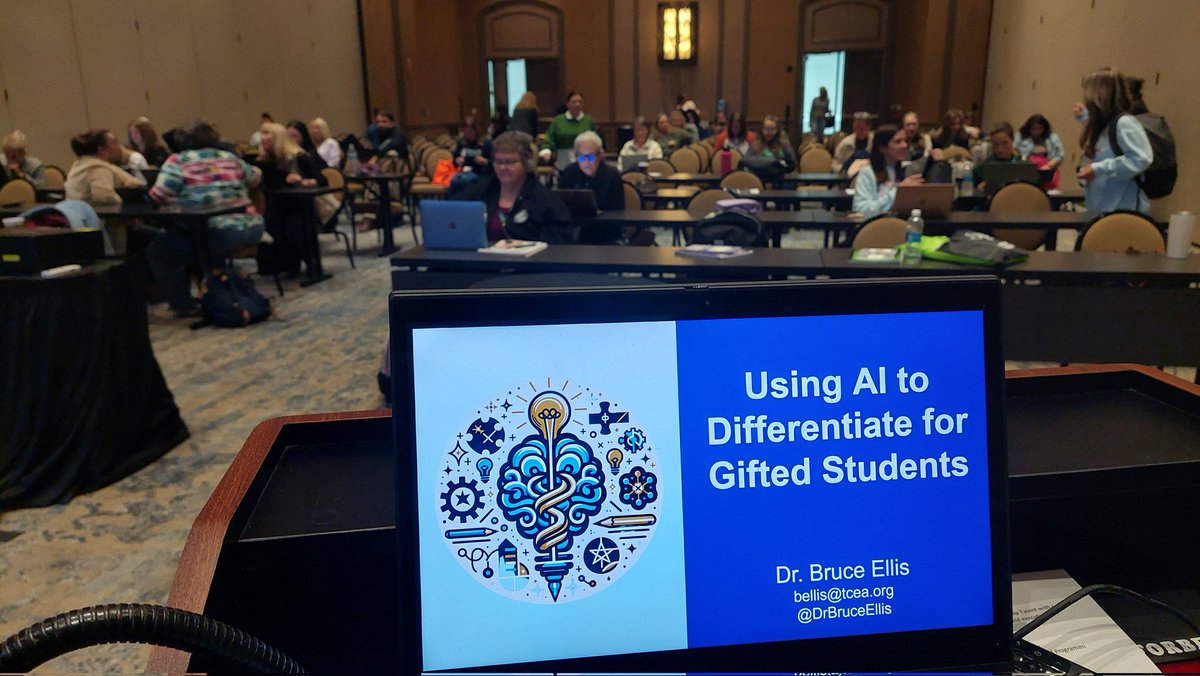 Join us in Lone Star Ballroom A4 at 11am for Using AI to Differentiate for Gifted Students at giftED23 sched.co/1QNh0 #giftED23 #tcea