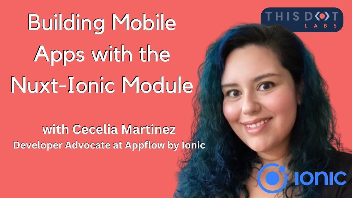 ladyleet's tweet image. #NuxtJS fans: this one is for you! 

Join @ceceliacreates for this rundown on building mobile apps with a native look and feel using the #Nuxt-#Ionic integration! 

youtube.com/watch?v=vdiaud…