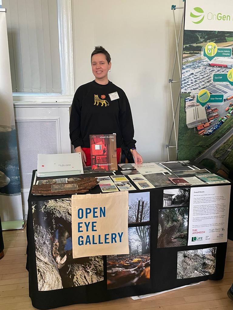 OpenEyeGallery's tweet photo. We were happy to present some of our projects (Tree Stories, Local Roots, Energy House residency) at @NWNetZeroHub event. 
How do we engage more people in Net Zero strategies? We look forward to continuing these conversations at our LOOK Climate Lab in January 2024! https://t.co/triH4EWYr4