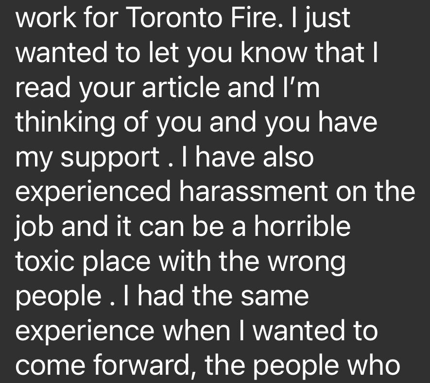 edwardazadeh's tweet photo. statement made by current #firefighter in city of Toronto, It is imperative to recognize that even a single individual enduring workplace harassment and bullying is one too many.
.
. @TPFFA @CBCNews @cityoftoronto @ChiefPeggTFS @PaulaFletcherTO @KopunF @TorontoStar @blogTO https://t.co/yYG0s9VI0a
