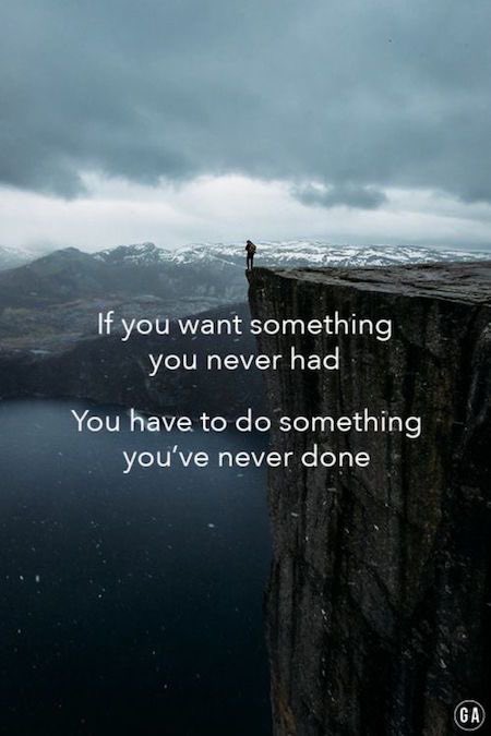 🌟 Looking to achieve something extraordinary? 🚀 Remember, if you want something you never had, you have to do something you never did! 💪🏽✨ Step out of your comfort zone, take risks, and embrace new challenges. You've got this! 💥

#GoBeyondYourLimits #ChaseYourDreams