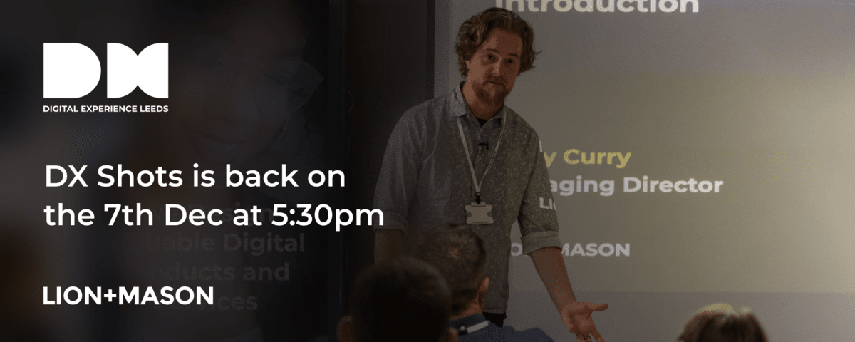 1 WEEK TO GO!  Reserve your FREE ticket eventbrite.co.uk/e/dx-shots-lee…… 
💡Digital Product Design 
💡Service Design 
💡UX/Visual Design 
💡User Research/Testing 
💡 Networking   
💡Mulled wine and pizza

#dx #ui #aitools #leedsevents #uxseminar #uxconsulting