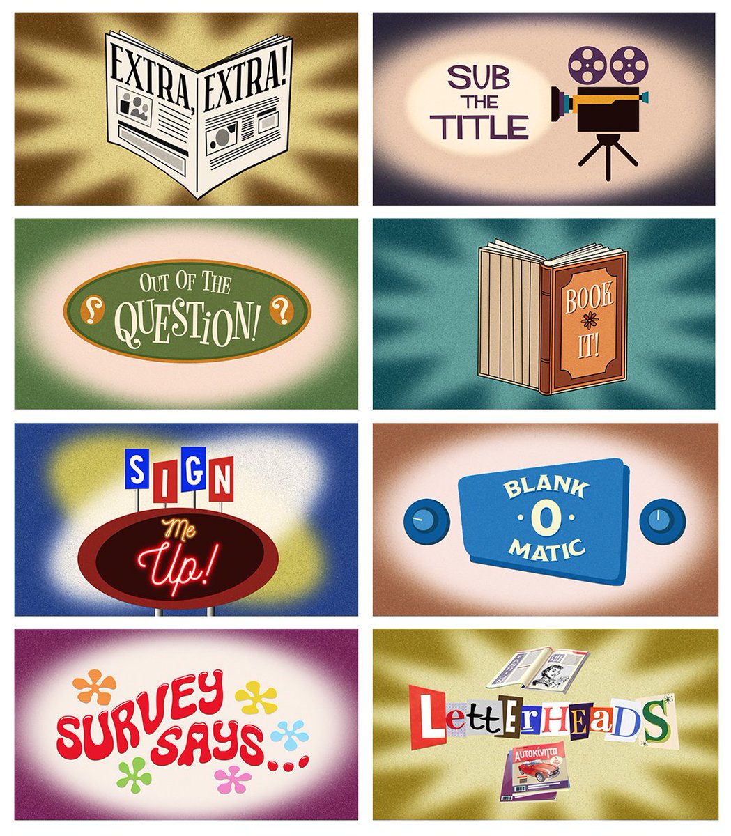 UseYourWords's tweet photo. Concept drafts of Use Your Words 2 title cards COMPLETE! https://t.co/MaXPPQUI5t