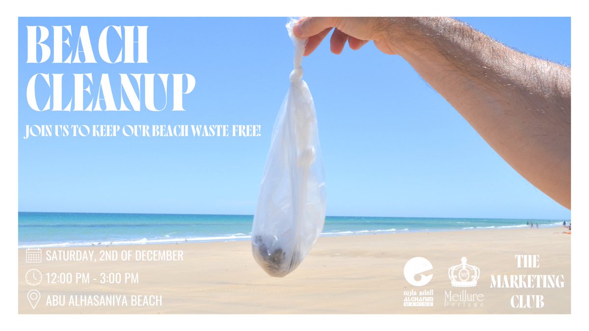 marketingust's tweet photo. Join us, let’s keep our beaches clean!

🏝️🏝️🏝️ https://t.co/Nb7dzJ2S8O