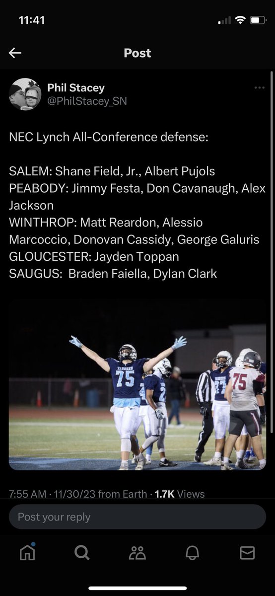 Saugus well represented in the NEC All Conference selection! Congrats to @BFaiella @TommyDeSimone_ @IsaiahR0106 and Dylan Clark on their All Conference selection and to @AmeenTaboubi for his NEC All-Star selection!