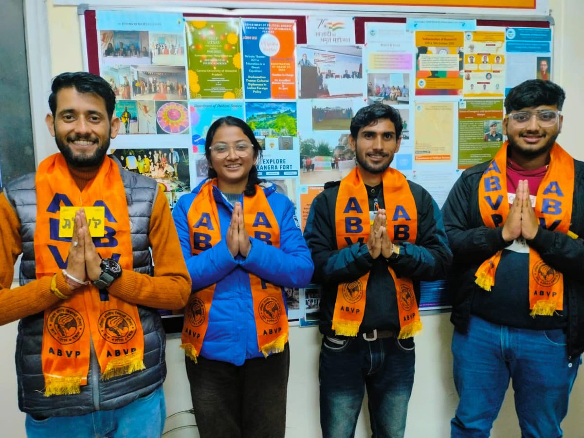 iAkashNegi's tweet photo. हिमाचल प्रदेश केंद्रीय विश्वविद्यालय देहरा
#voteABVP
#supportABVP https://t.co/qKtOWlBGGq