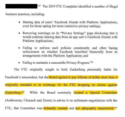 Challenging the 2019 consent decree which came as a result of problems honoring the 2012 consent decree is gutsy with other related active lawsuits ongoing. For instance, Delaware has the board deliberations on why $5 billion...