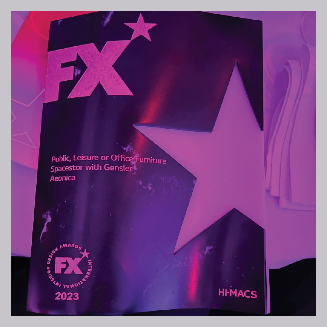 We're thrilled to announce that Aeonica by @spacestor, in collaboration with Gensler as Product Design Consultant, is the recipient of an FX Award in the 'Public, Leisure, or Office Furniture' category.🌟 Thanks, @FXdesignmag, for this fantastic acknowledgement! #FXAwards2023