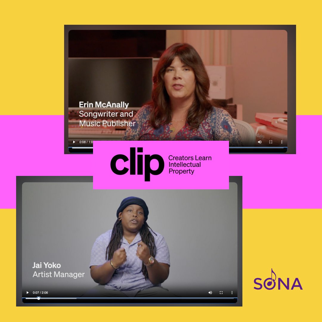 wearesona_'s tweet photo. We are so excited to see SONA's own Erin McAnally and Jai Yoko featured in the CLIP Initiative!
Link in bio to learn more!
#goclipnow #wearesona #songwriters #advocacy https://t.co/FDXL9xA6BB