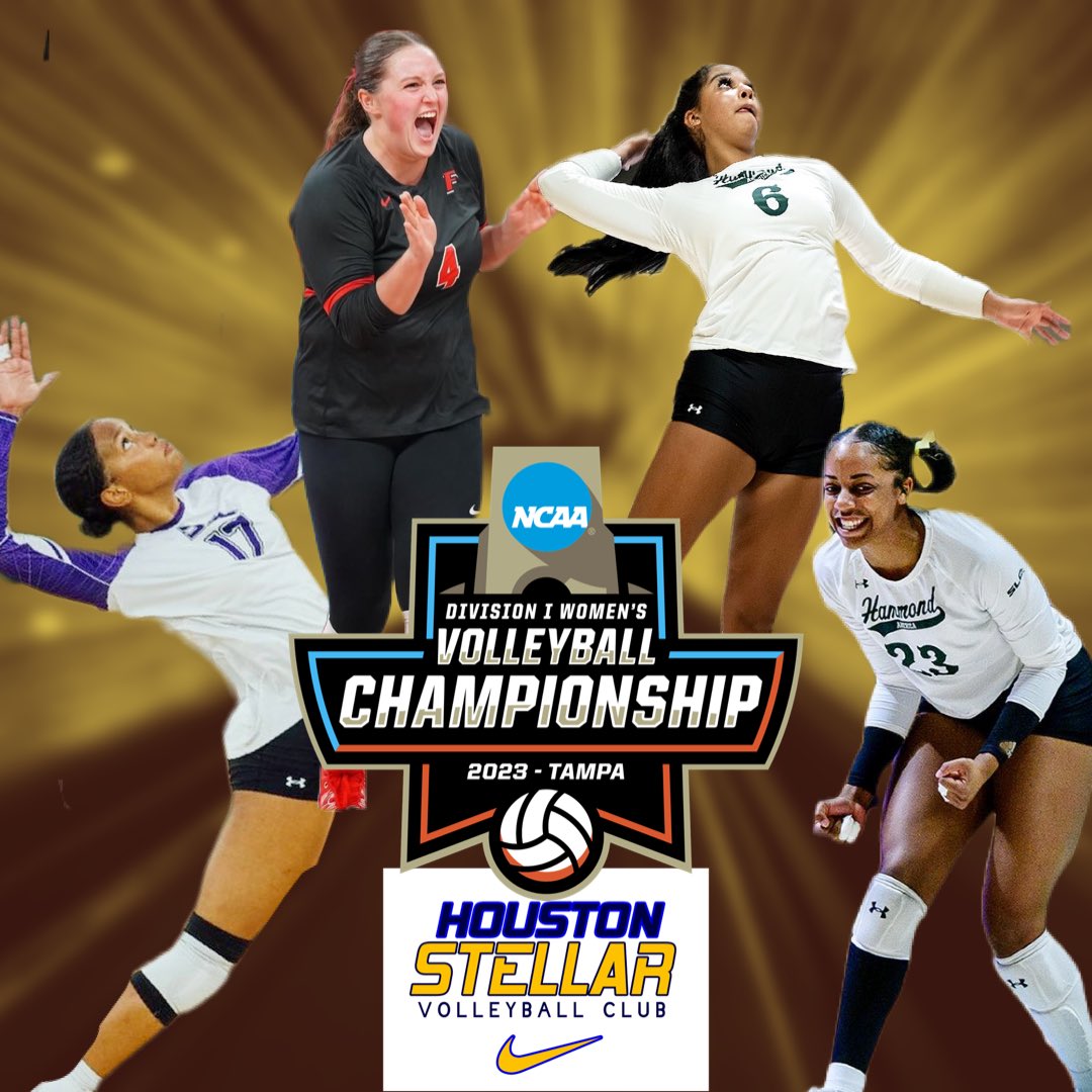 Wishing our Stellar Alums the best of luck in the NCAA D1 women’s 🏐 tournament today and tomorrow! @ncaavolleyball 
Ty Joseph - SFA v. Arkansas 12/1
Blakely Montgomery- Fairfield v. Purdue 11/30 
Kailin Newsome &amp; Jackie Arrington - SLU v. Oregon 11/30 
#stellarpride #bestellar