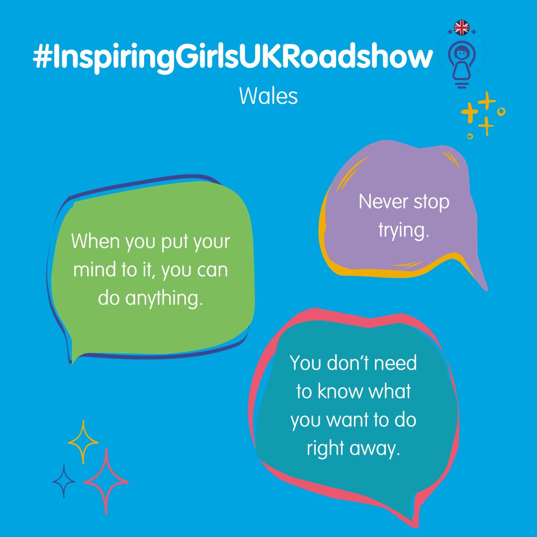 Showcasing some of the favourite pieces of advice from girls at Cyfarthfa High School, in Merthyr Tydfil, shared with them by role models during the #InspiringGirlsUKRoadshow! 🎉
Click the link in our bio to register as an #InspiringGirlsUK role model today! 🔗