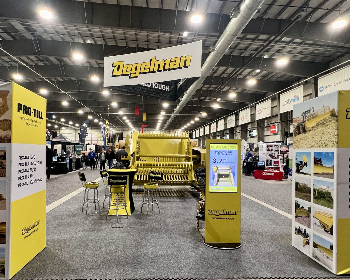 DegelmanInd's tweet photo. We're closing ot the month by taking a look back at a few πΈ snapshots πΈ from some November Trade Shows
π¨π¦ Agri-Trade - Red Deer, AB
π©πͺ Agritechnica - Hanover, DE
π¨π¦ Agribition- Regina, SK https://t.co/2Nl2HTyQ3B