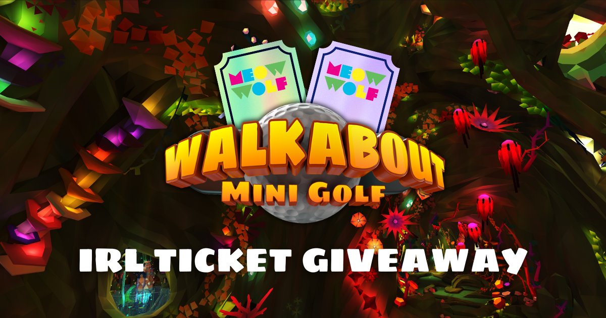 WalkaboutMG's tweet photo. Win 2 tickets to Meow Wolf's #LasVegas, #SantaFe, #Denver, or #Grapevine locations! Like and share this post with the hashtag #MeowGolf, and follow both #WalkaboutMiniGolf and @MeowWolf to enter. Winner chosen December 7. US entrants only: https://t.co/PEsWZrtnPO https://t.co/NcA0kiNgkg