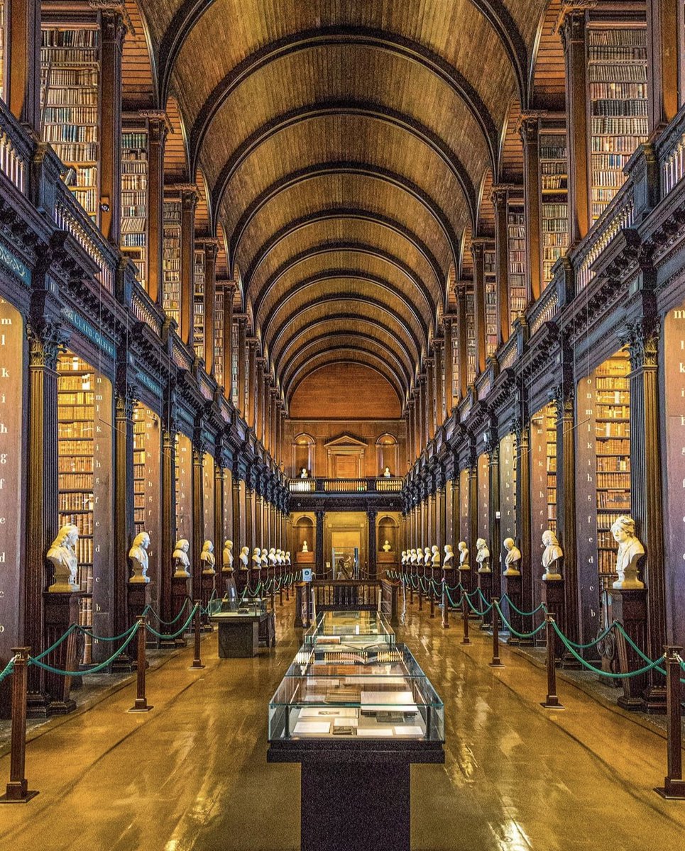 The library of Trinity College is magical. 🌟📚

📸: YourWay Ireland
📍 Trinity College, Dublin, Ireland