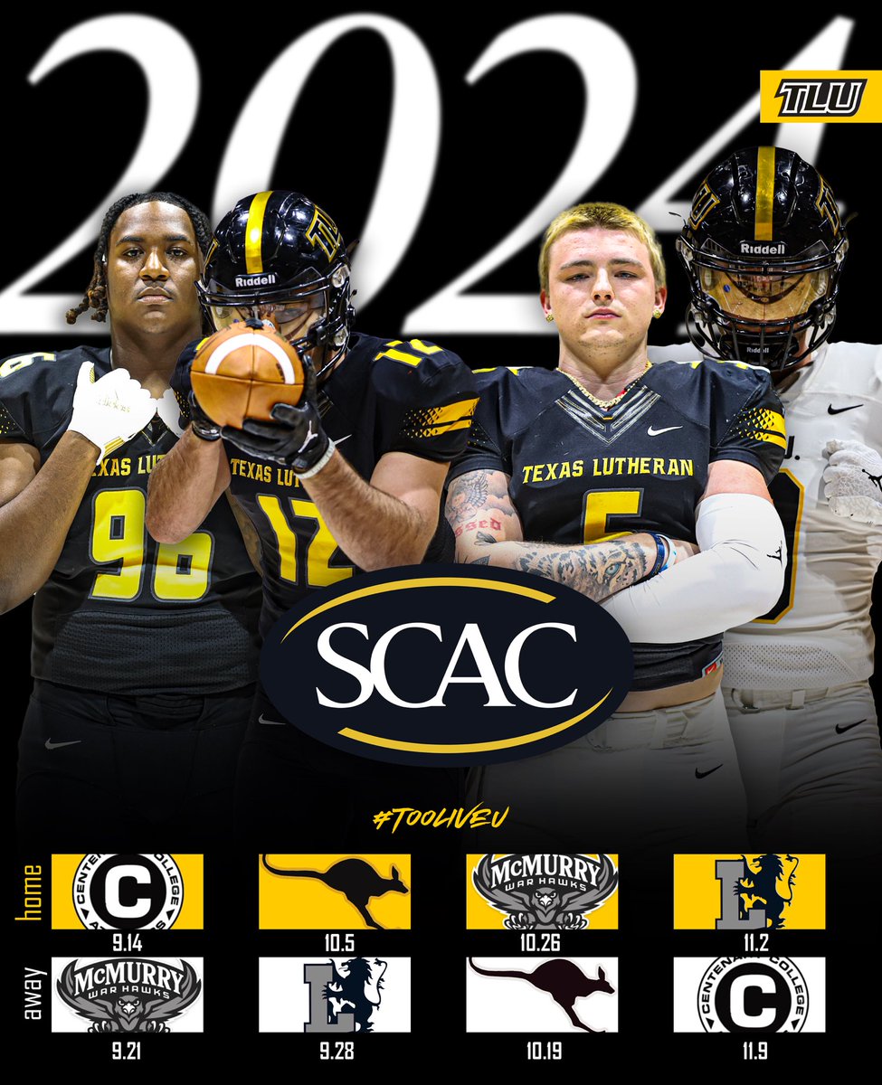 Back home.

The first look at our 2024 SCAC opponents 🐶 🤘

🗞️: rb.gy/c2towu

#TooLiveU | #PupsUp