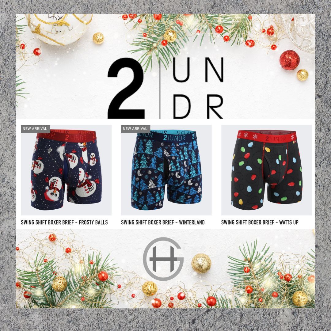 The perfect stocking stuffer!!! 🎄 🤶 There's still time to bring in some great holiday items!

#2UNDR #boxers #briefs #gift #present #golf #golfer #golfclub #countryclub #nohiopga #southernohiopga