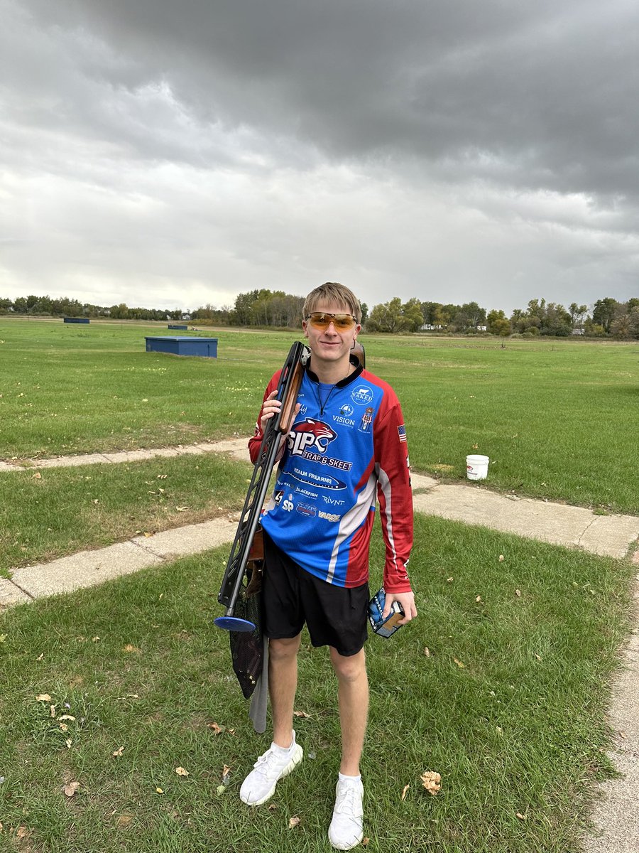 SLPTrapTeam's tweet photo. Trap – Conference Standings
•Team –Second Place
•Individual
◦Mason Meyer - First Place (Male)
◦Makena Fredrickson - Third Place (Female) https://t.co/dlKc0NSDLS