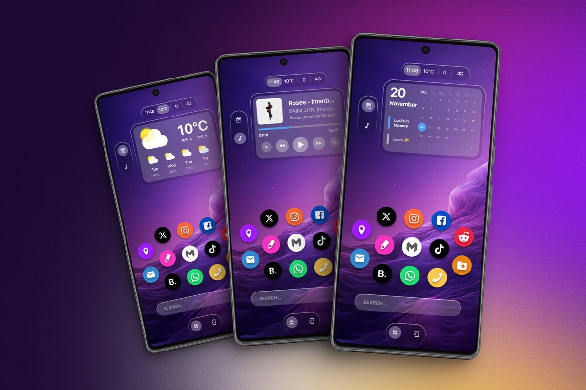 🎚️📲 SPATIAL SETUP

A new KLWP setup inspired by the new spatial design that's both minimal and functional.

Get it for FREE for the next 48 hours! 🕒

1. Like this post ❤
2. Comment "Spatial"
3. RT 🔁

Must be following so I can DM you the link 👋

#klwp #homescreen #wallpaper