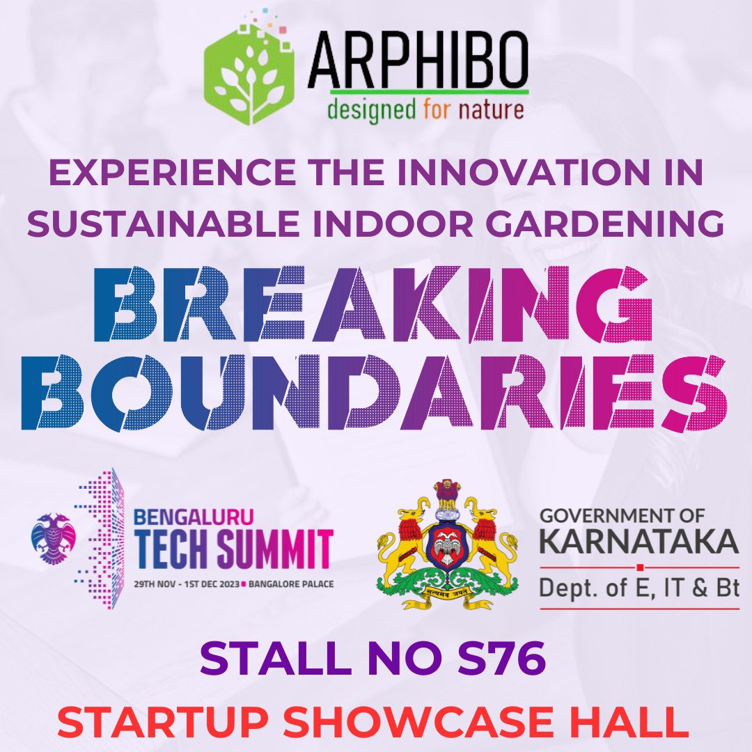 arphibo's tweet photo. #BTS23 #bangaloretechsummit 
Visit our stall S76 https://t.co/HusdsXHs8v