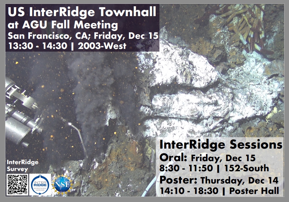 Do you study mid-ocean ridges? There's a townhall for you at #AGU23! 

Meet your colleagues, hear from funding agencies, and bring ideas on working together. 

Share your input: forms.gle/pixNfgRgk7vmfs…