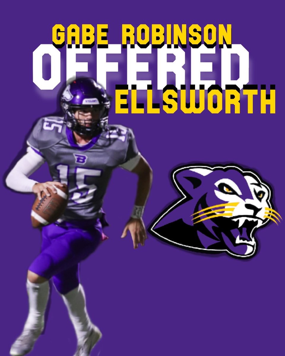 Thank you @eddiepeso13 and <a href="/GWWoolman/">Coach Gerald Woolman</a> for allowing me to say I’ve offically received an offer from ECC!! 🟣⚪️
