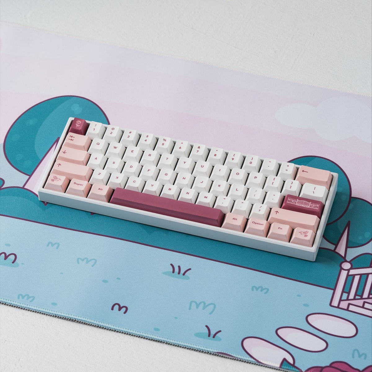 ShopTeacaps's tweet image. The Rosewater collection, along with a BSB and Parfait deskmats, are available in-stock on our storefront! Order ahead for the holiday season! 🎁