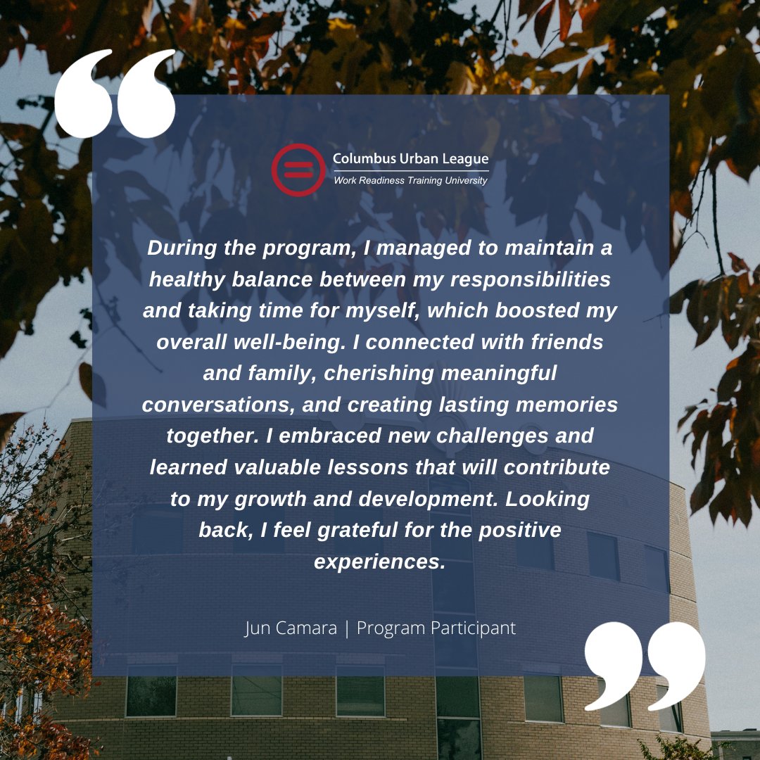 CULempowering's tweet image. Jun Camara shares the impact of our Work Readiness Training University (WRTU) initiative, highlighting the value of meaningful connections and embracing challenges while also expressing gratitude for the positive experiences as a participant. #CareerDevelopment #WorkReadiness