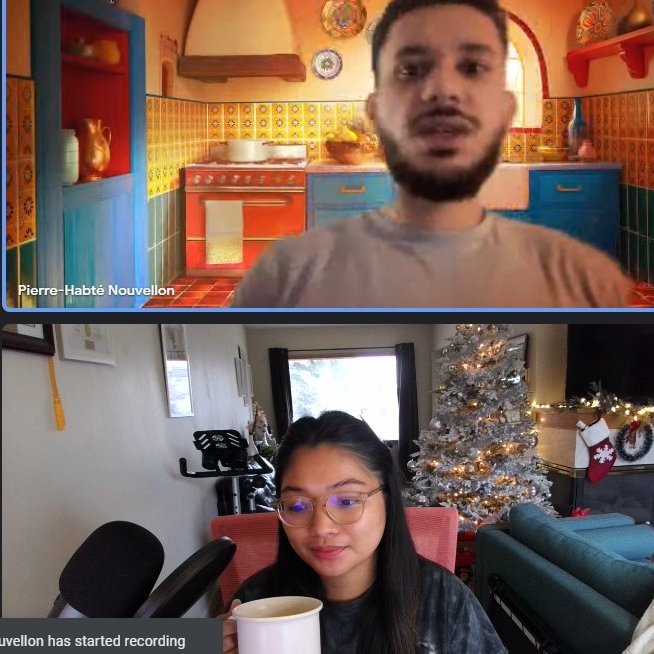 Started my morning with a quick meeting with Pierre at <a href="/Snipfeed_/">Snipfeed</a> ✨ - big things coming up in 2024! 👀