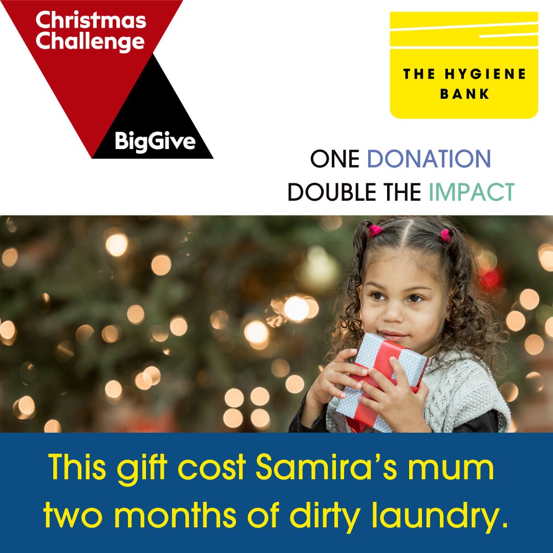 thehygienebank's tweet photo. Over 7.3m people like Samira are going without basics such as food, heating &amp; nappies.*
This @BigGive #ChristmasChallenge week, EVERY donation we receive via The Big Give will be DOUBLED. 
👉 https://t.co/s4Hk2UEJnZ 👈
#EveryoneDeservesToFeelClean
Ends 12pm 05.12.23
*JRF Nov 23 https://t.co/svgXOwg9PV