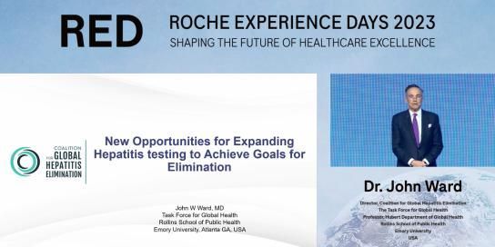 CGHE Director, Dr. John Ward, presented at the 2023 Roche Experience Days on challenges around hepatitis C (HCV) elimination and new opportunities achieve hepatitis elimination. Watch the presentation here: buff.ly/46BMacr