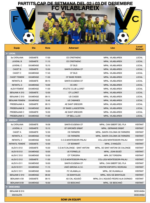 FC Vilablareix. (@fc_vilablareix) on Twitter photo 