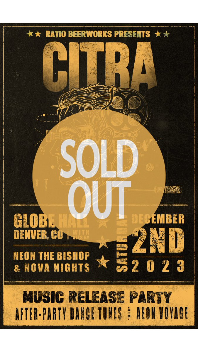 We sold out our show! Thank you to all who bought a ticket! See you Saturday!
