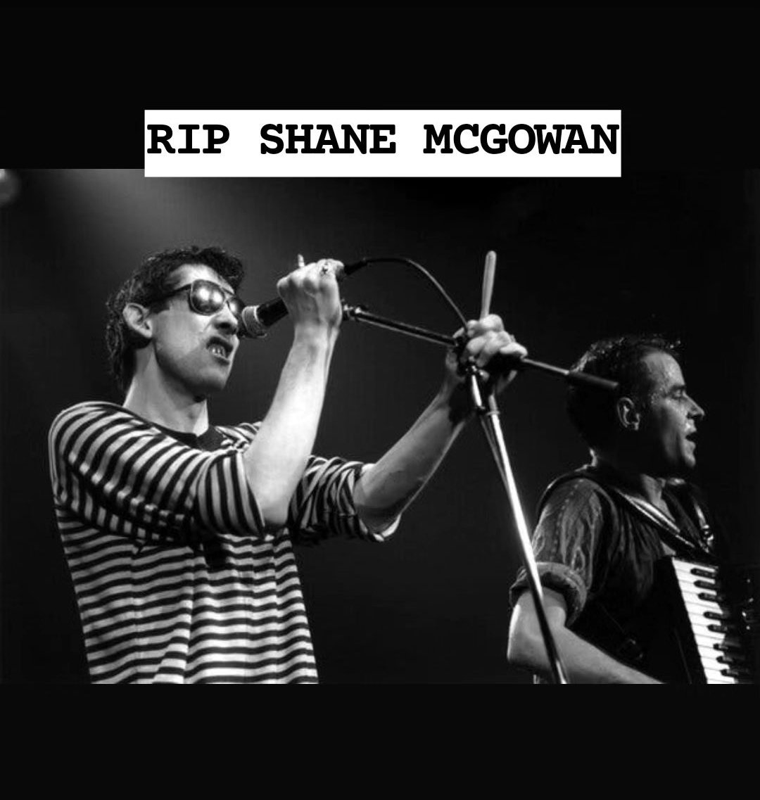 What an important song-writer and singer #ShaneMacGowan was to Irish music. A legend has left this life. RIP Shane❤️