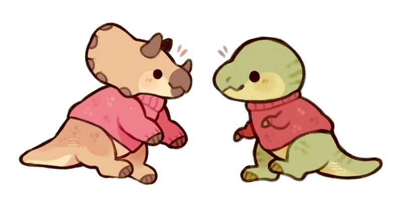 spicy_mochi's tweet photo. matching sweater weather https://t.co/XTYo2omXnT