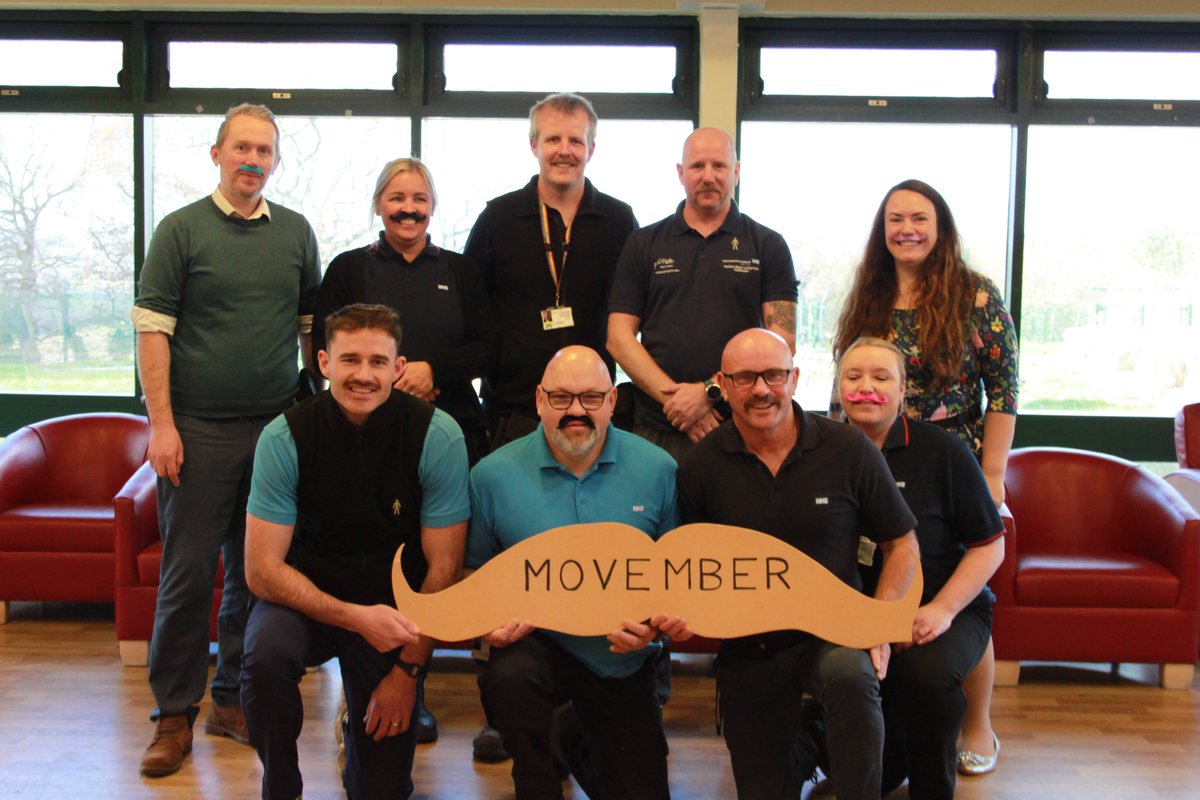 Today we held an event to announce the winner of our 'best 'tache' competition, which brings to a close a great #Movember, £352 has been raised so far by patients!