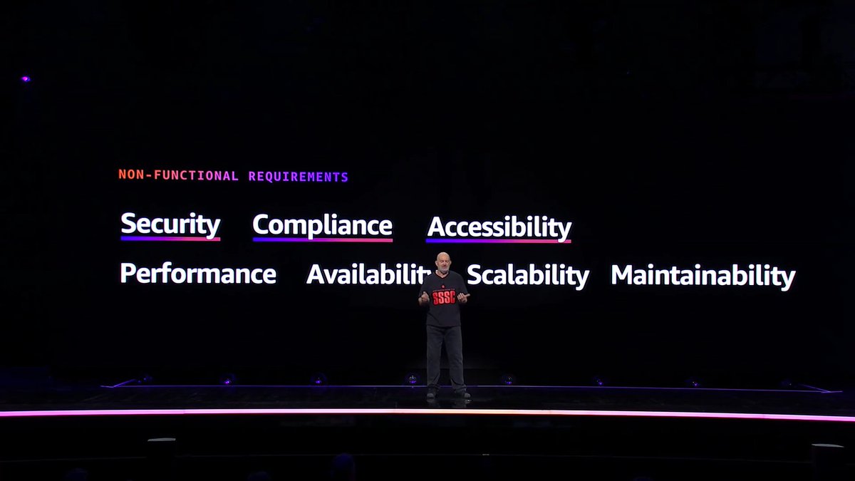 #Cloud management has a cost -- <a href="/Werner/">Werner Vogels</a> call these "non-function" 

#AWSreInvent #reinvent2023