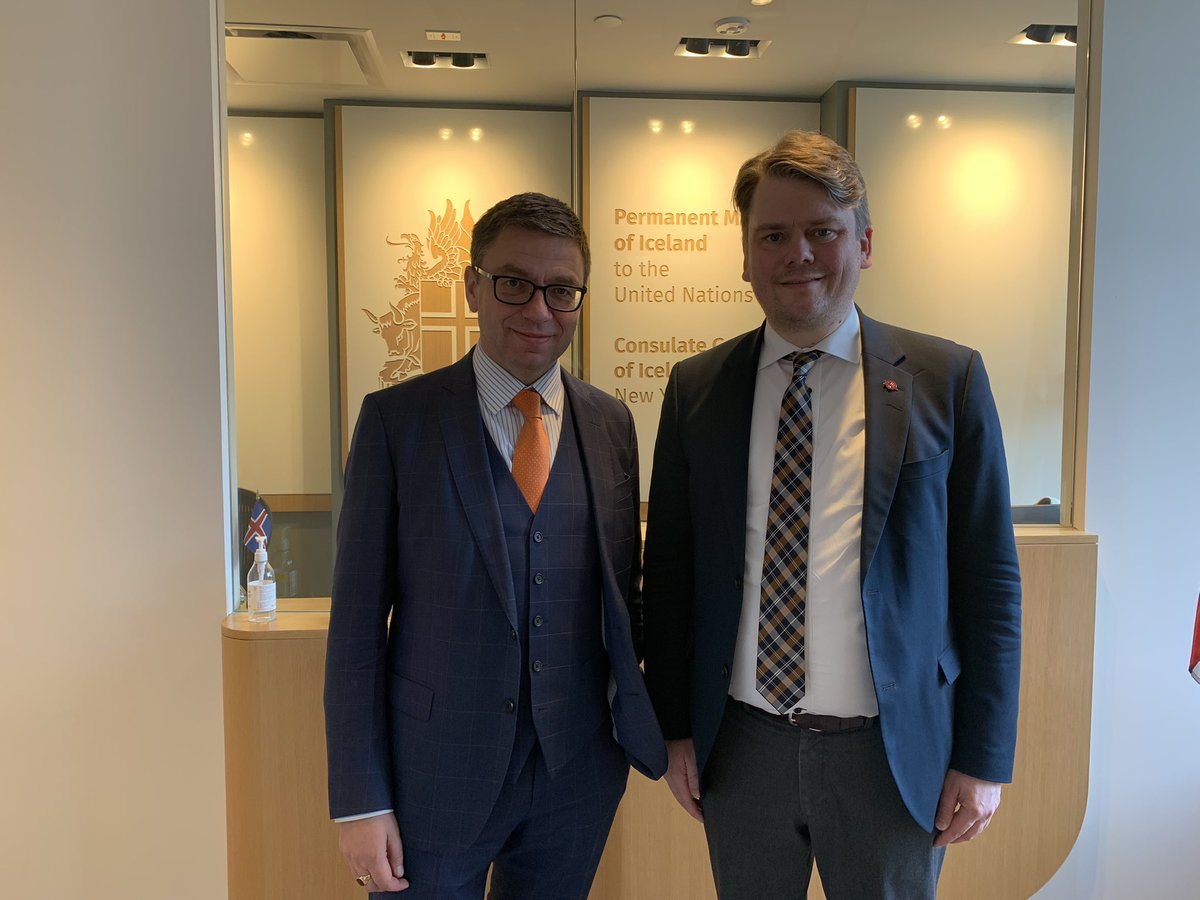 Delighted to welcome @IcelandUN Member of 🇮🇸 @Althingi Parliament @andresingi and engage in discussions on arms control and disarmament, human rights and 🇺🇳 Summit of the Future preparations. Always good to see our elected representatives.