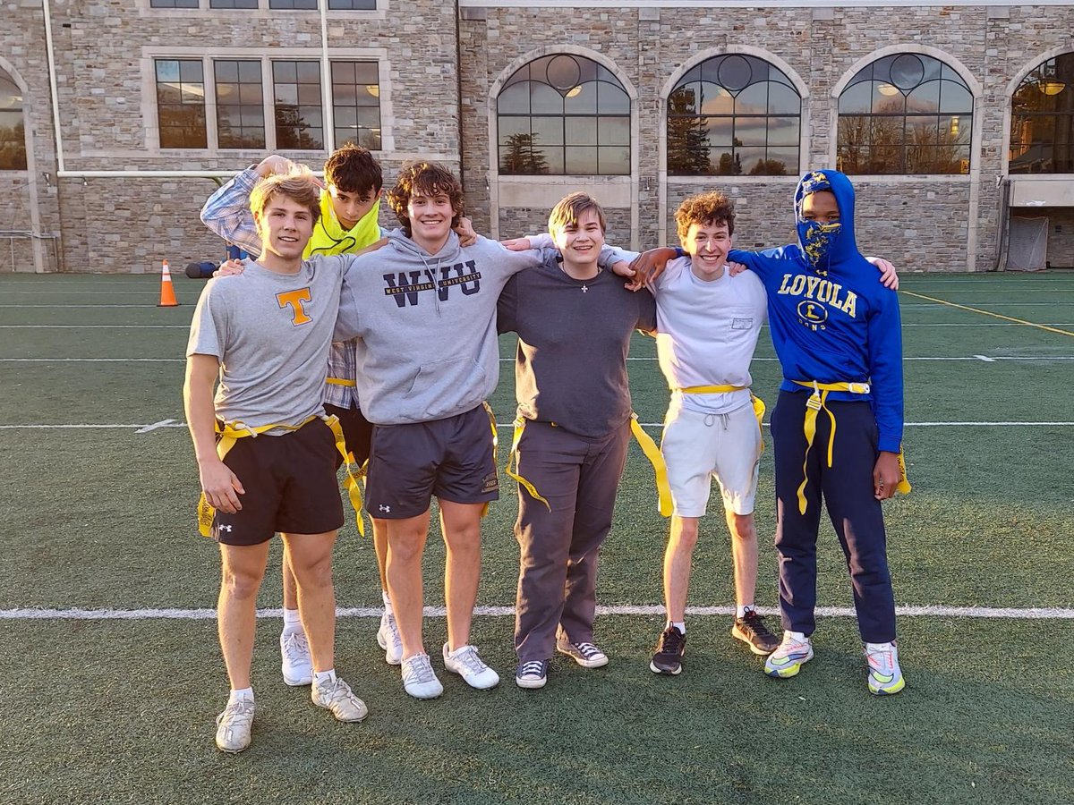LoyolaDons's tweet photo. 🏈🏆 Victory Alert! 🏆🏈 Our young alumni brought the heat to the flag football field last week. After an intense afternoon of play, the Panthers emerged victorious, coming back from a 10 point halftime deficit to beat the Cardinals, 47-36.

#RollDons🔵🟡  |  #DonsforLife https://t.co/HDD0mx6r3A